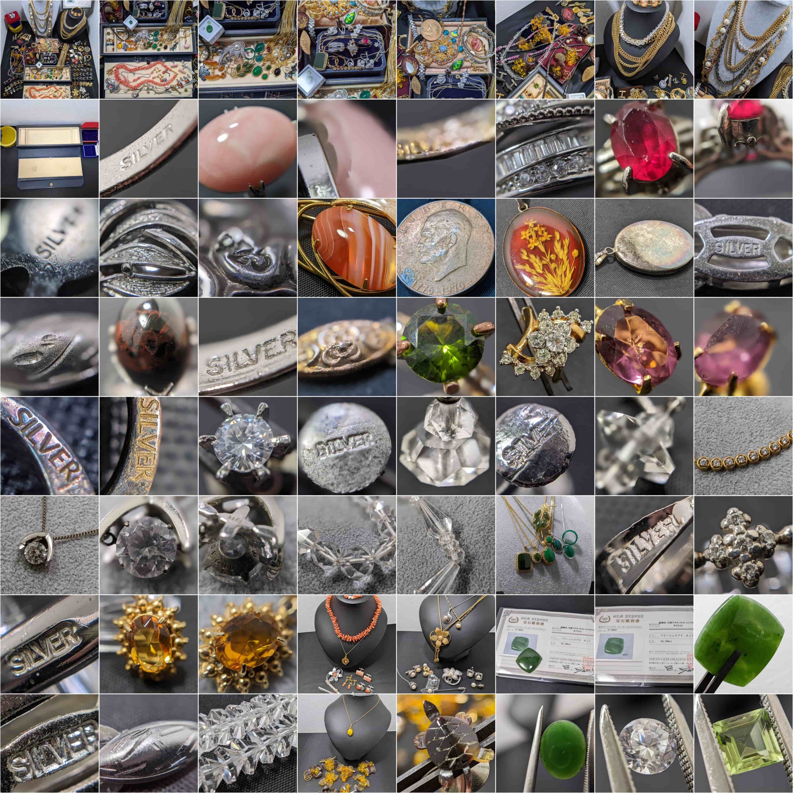 大量アクセサリーまとめ画像