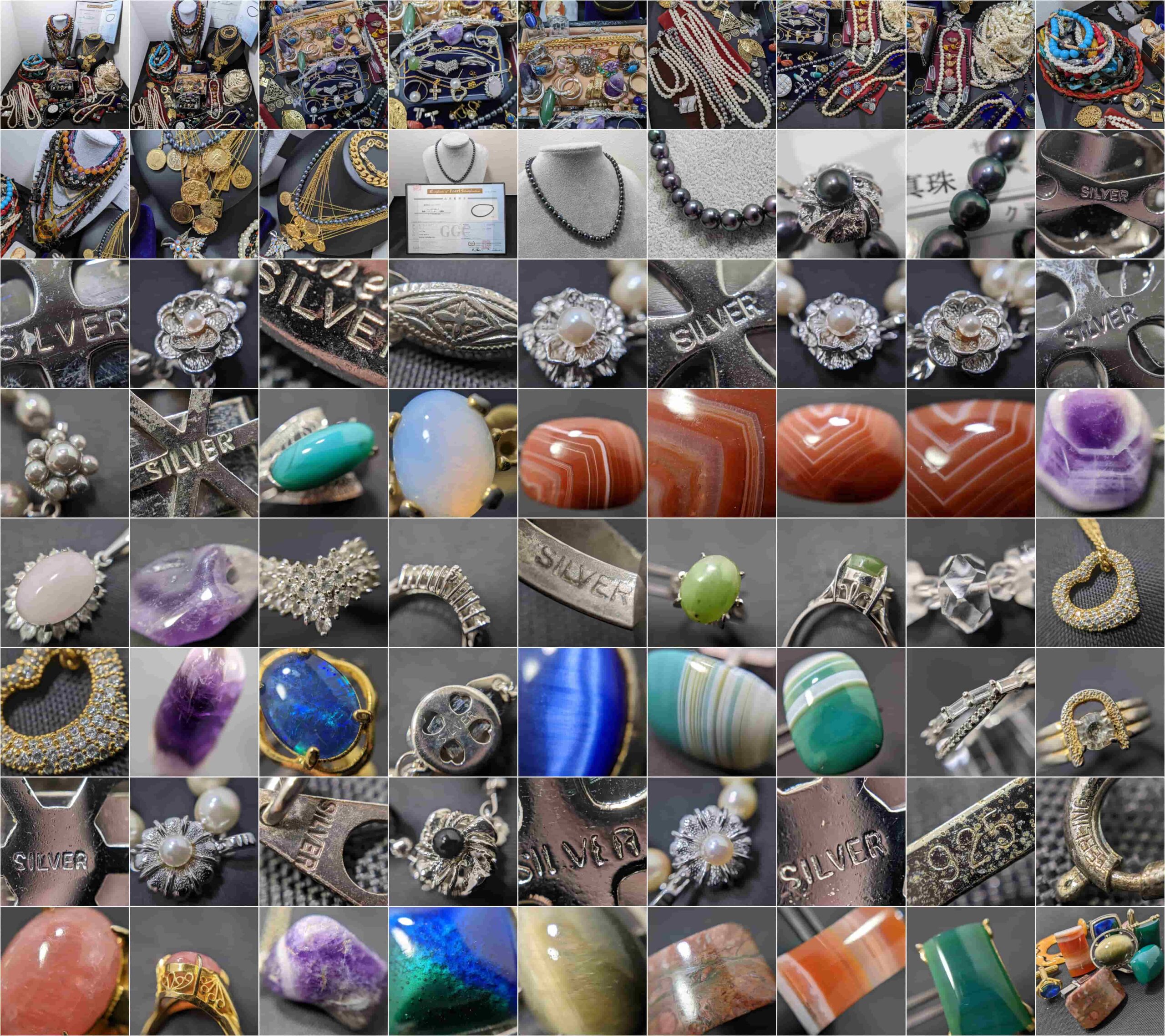 大量アクセサリーまとめ売ヤフオク2025年4月前半落札事例紹介 - アクセ