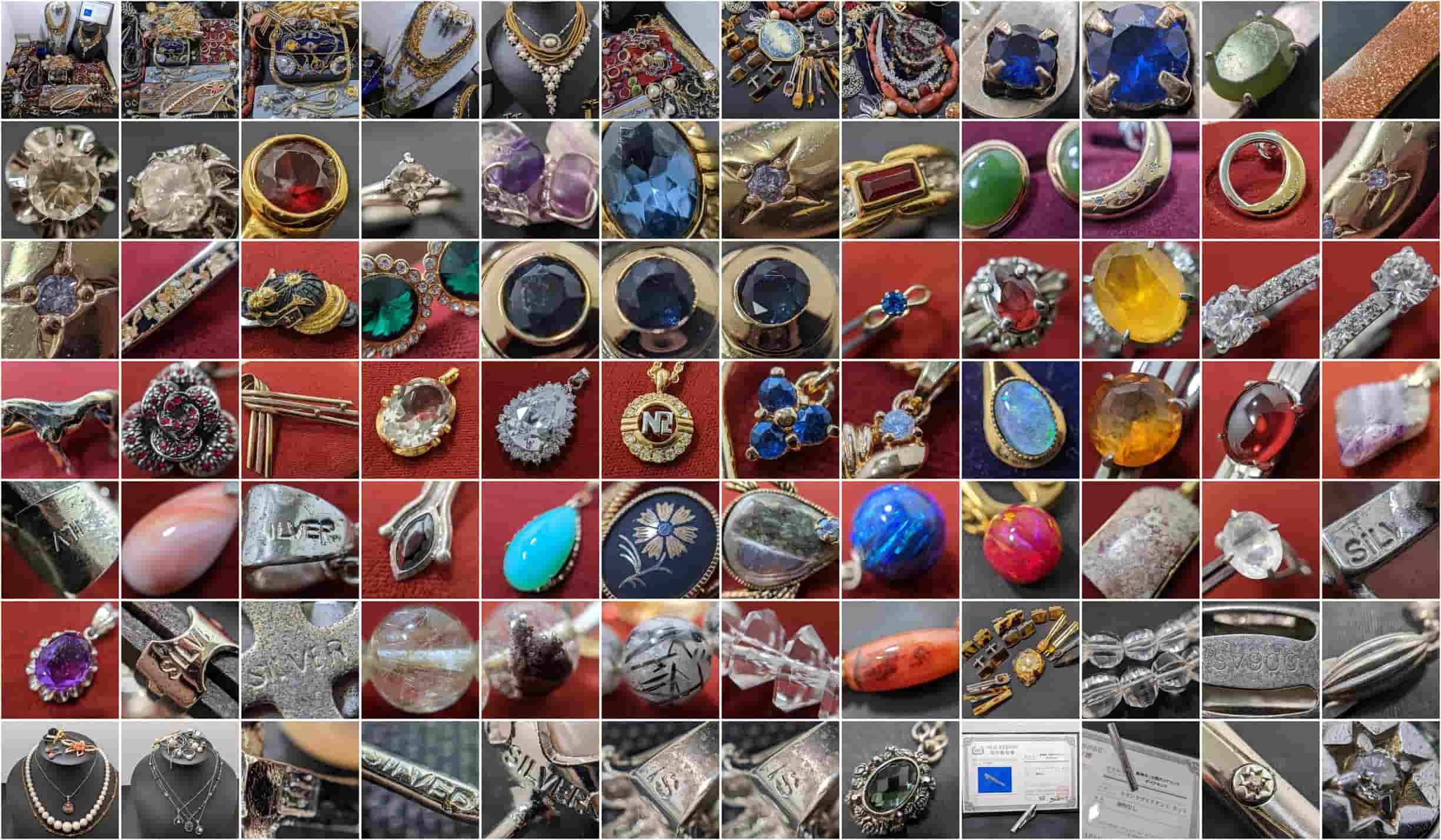 大量アクセサリー