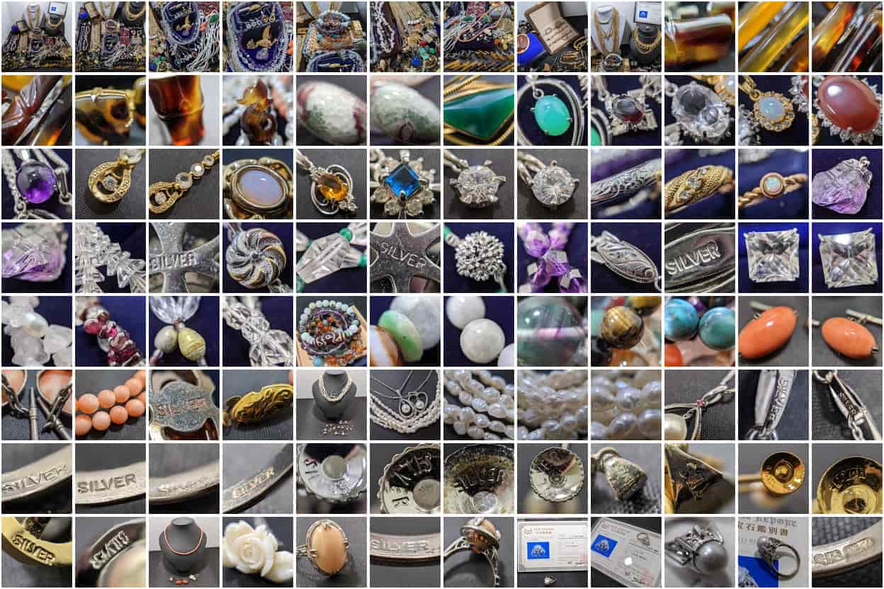 大量アクセサリー